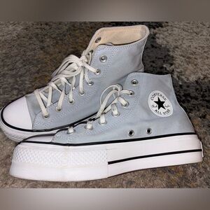 Converse Women's High-Top Sneakers - Light Blue